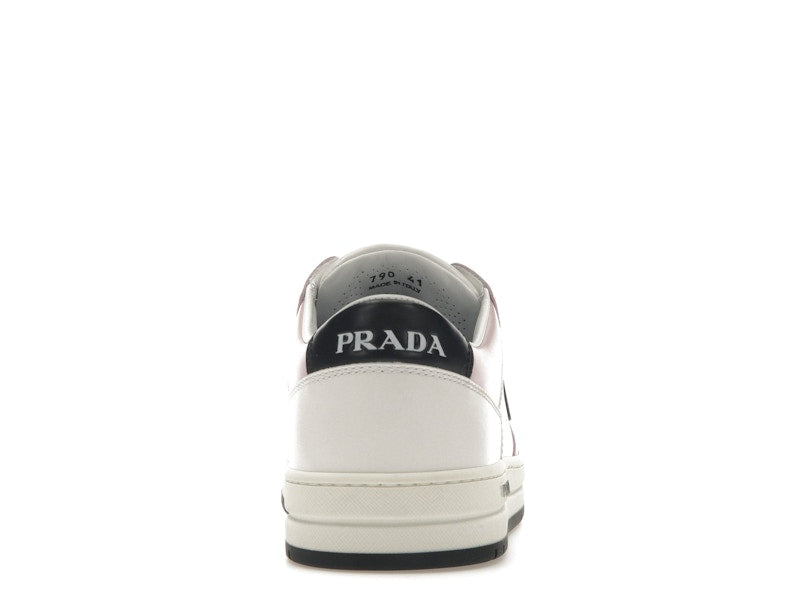 Prada District Sneaker White Pink Perforated Leather (Women's)