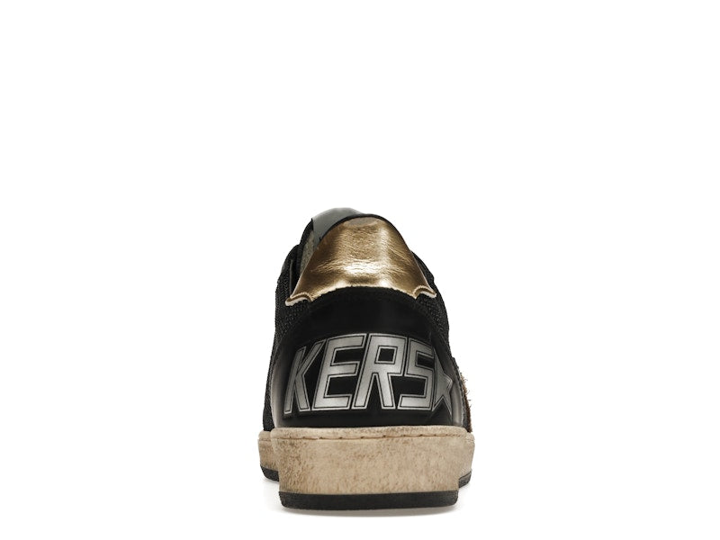 Golden Goose Ball-Star Low Black Fluorescent green