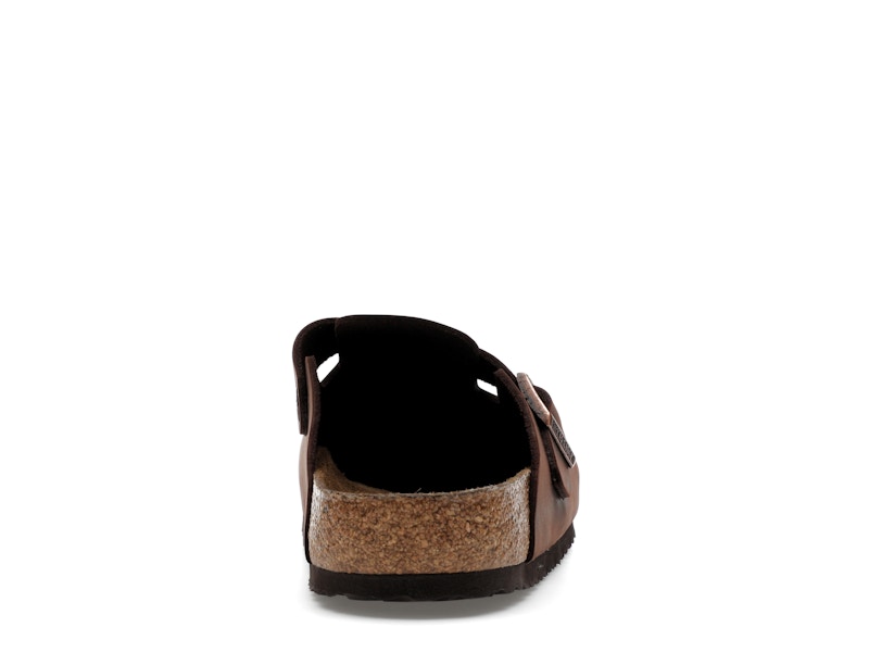 Birkenstock Boston Soft Footbed Oiled Leather Habana Brown