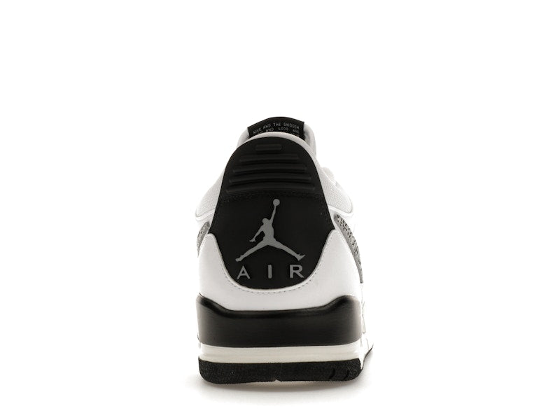 Jordan Legacy 312 Low White Black Elephant Swoosh