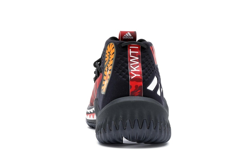 adidas Dame 4 A Bathing Ape Red