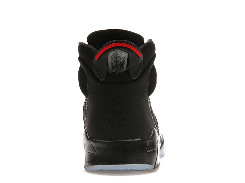 Jordan 6-17-23 Black White Red Contrast Stitching