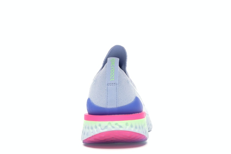 Nike Epic React Flyknit 2 Hydrogen Blue Sapphire Hyper Pink