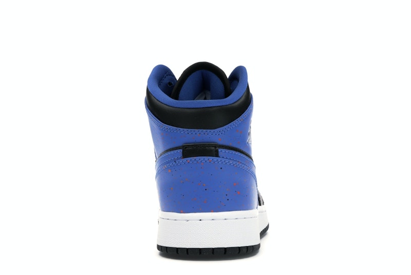Jordan 1 Mid Royal Paint Splatter (GS)