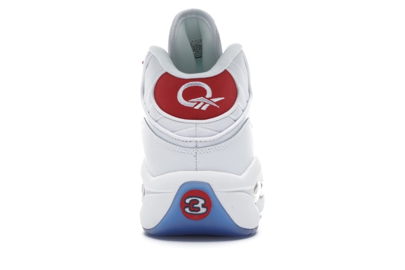 Reebok Question Mid Red Toe 25th Anniversary
