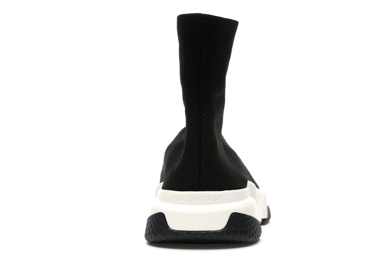 Balenciaga Speed Sock Slip-On Black White