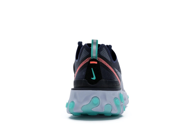 Nike React Element 87 Black Neptune Green