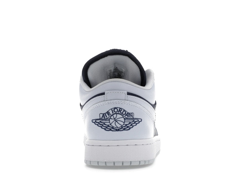 Jordan 1 Low SE Football Grey White Gym Red Midnight Navy (Women's)