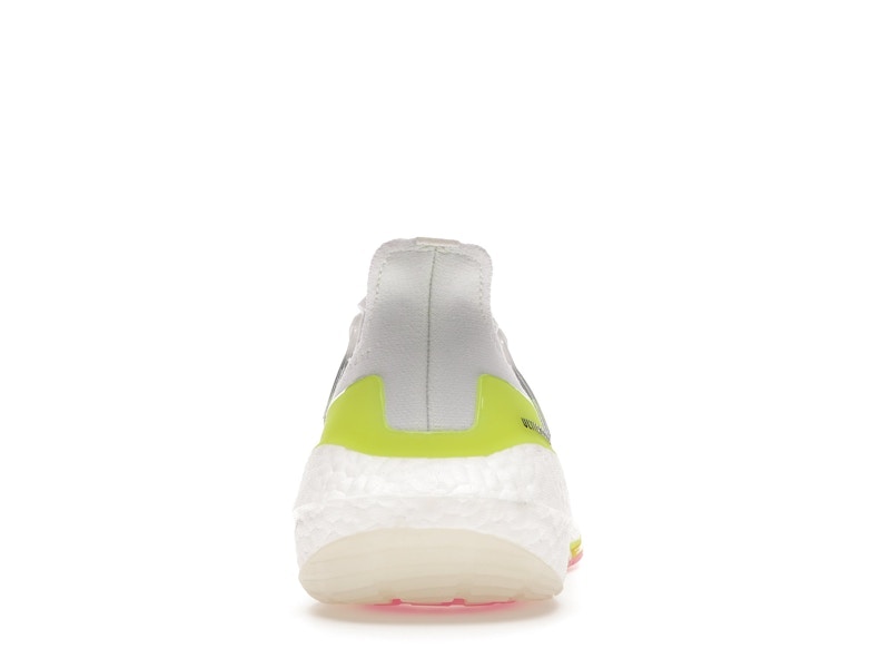 adidas Ultra Boost 21 White Solar Yellow