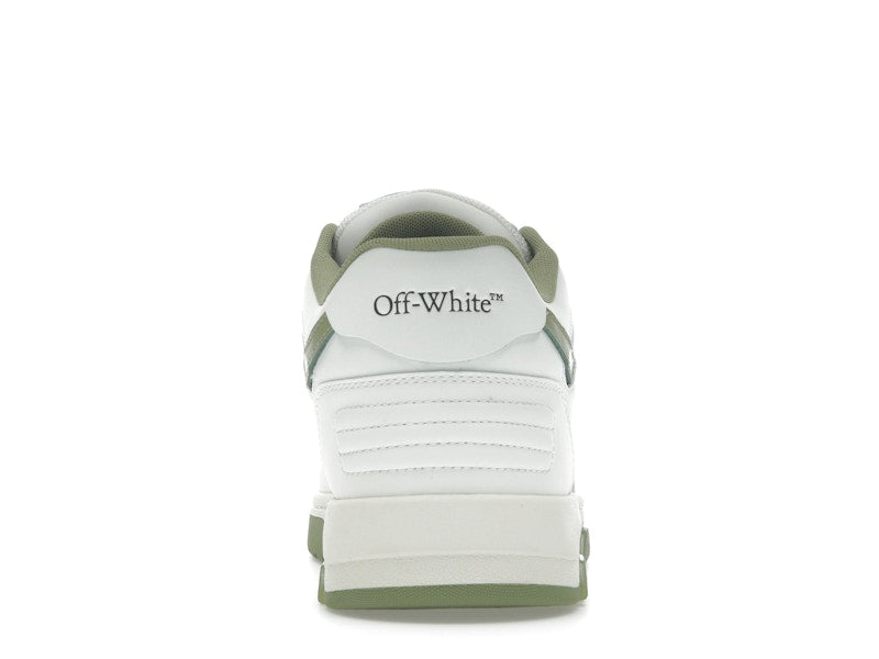 OFF-WHITE Out Of Office OOO Low Tops White Sage