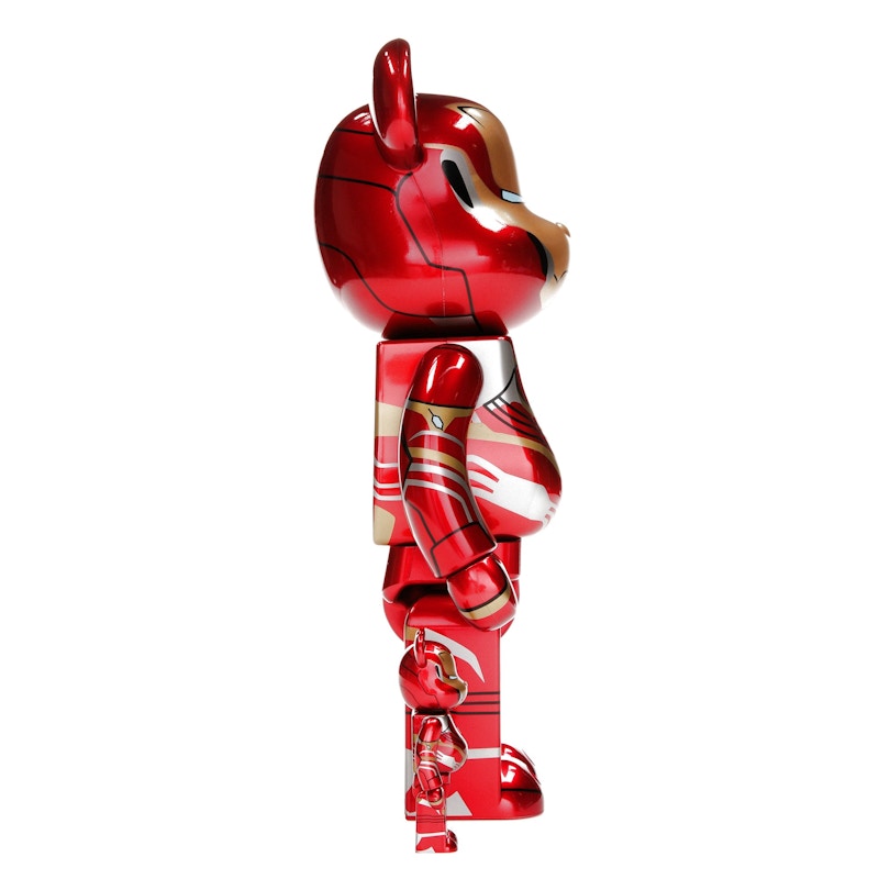 Bearbrick x Marvel Iron Man Mark 50 100% & 400% Set
