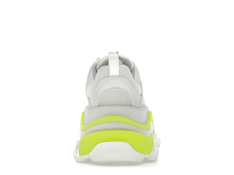 Balenciaga Triple S White Fluo Yellow (Women's)