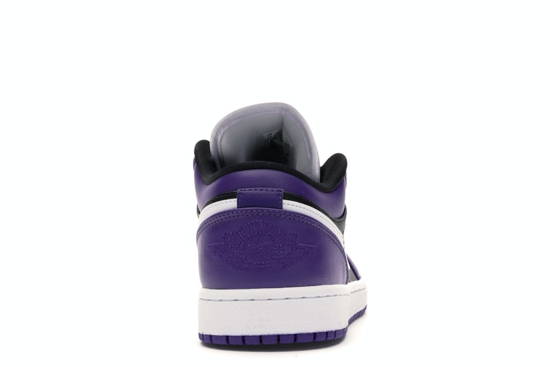 Jordan 1 Low Court Purple Black
