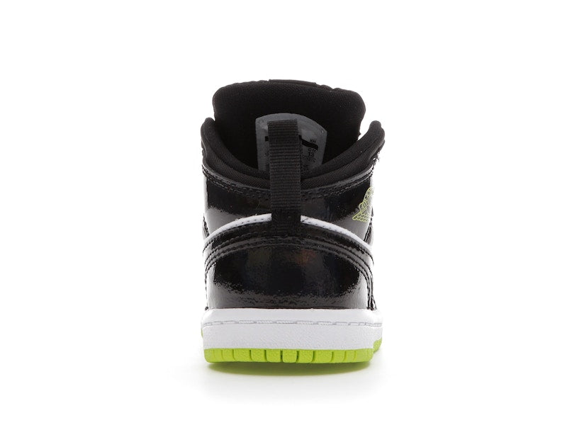 Jordan 1 Mid Black Cyber Mystic Green (TD)