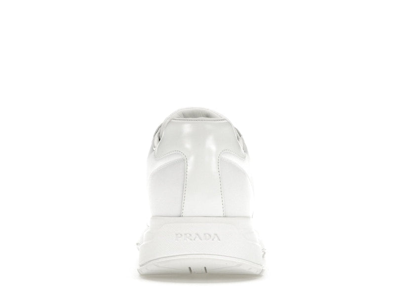 Prada PRAX 01 Sneakers Re-Nylon Brushed Leather White White