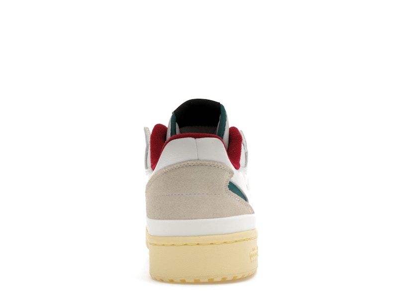 adidas Forum Low White Teal Burgundy