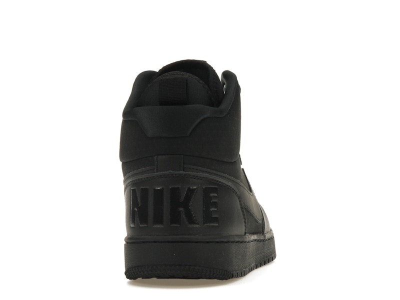 Nike Court Borough Mid Winter Triple Black