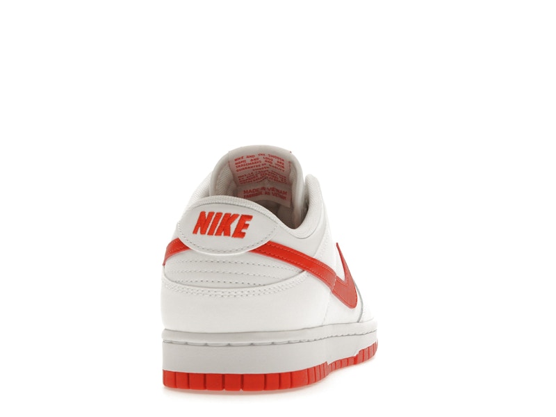 Nike Dunk Low Retro White Picante Red