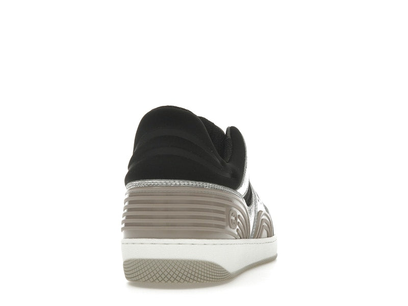 Gucci Basket Low Silver Black