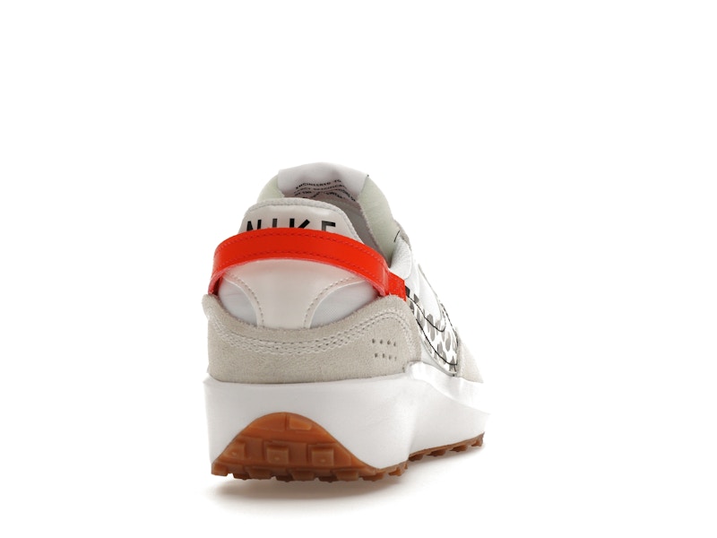 Nike Waffle Debut White Team Orange Leopard (Women's)