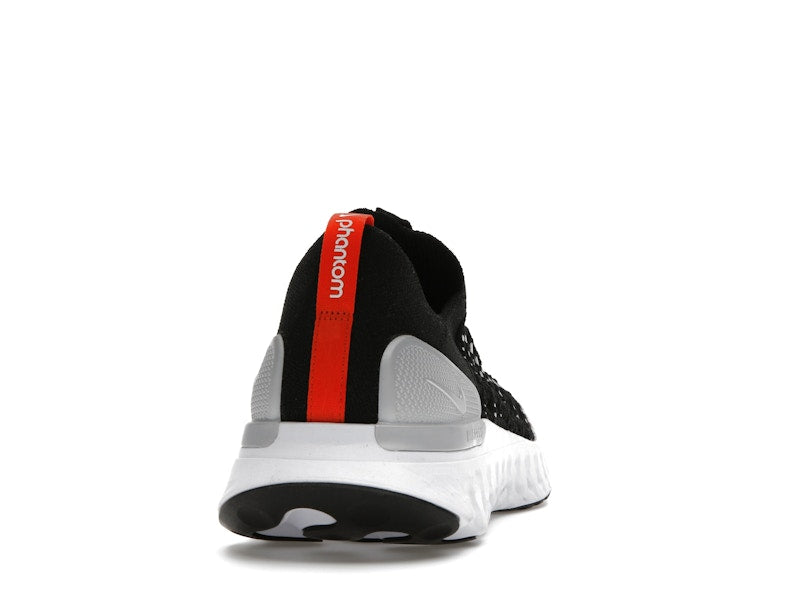 Nike React Phantom Run Flyknit 2 Black Team Orange