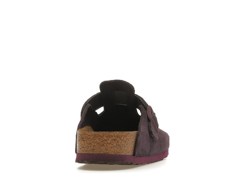 Birkenstock Boston Soft Footbed Suede Wine
