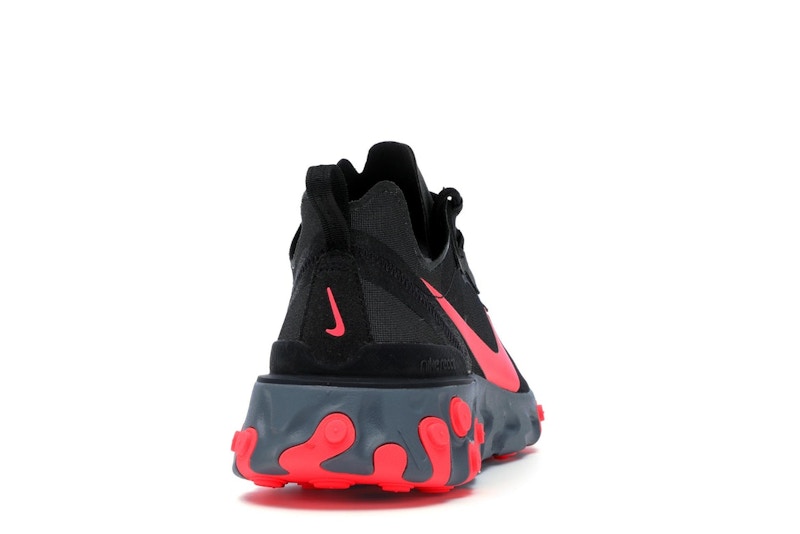 Nike React Element 55 Black Solar Red