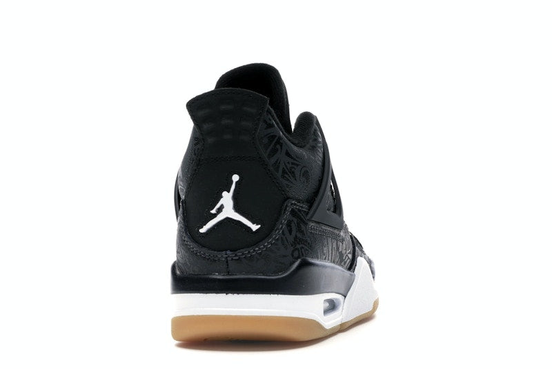 Jordan 4 Retro Laser Black Gum (GS)