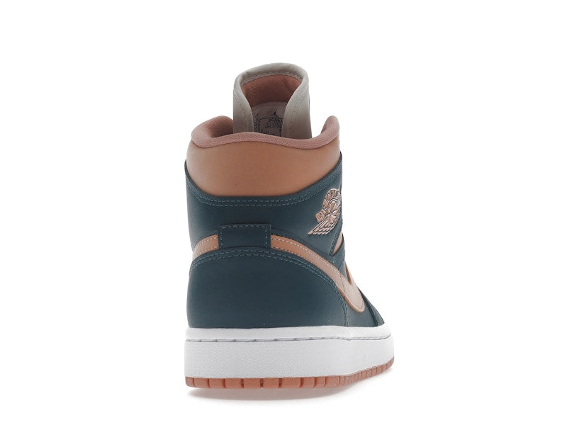 Jordan 1 Mid Dark Teal Green (Women's)