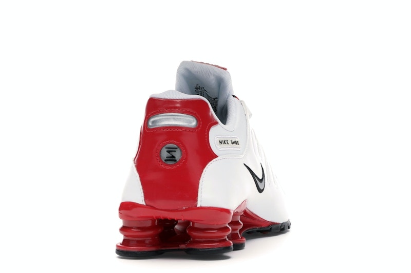 Nike Shox NZ White University Red