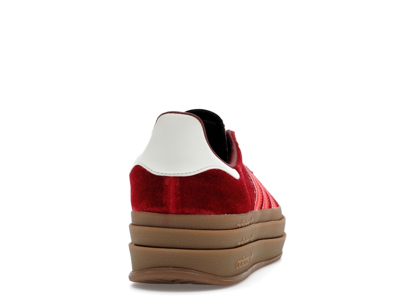 adidas Gazelle Bold Bright Red Velvet (Women's)