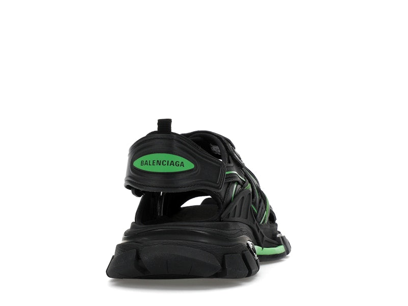 Balenciaga Track Sandal Black/Fluo Green