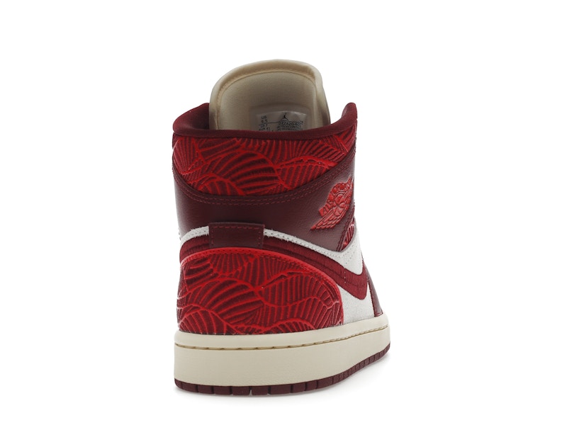 Jordan 1 Mid SE Tiki Leaf Team Red (Women's)
