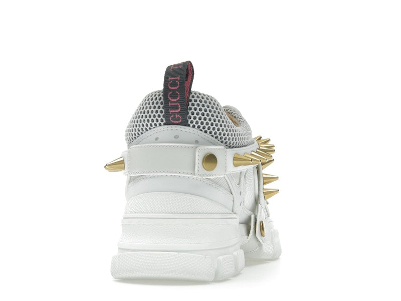 Gucci Flashtrek Chunky Leather Sneakers White Gold (Women's)