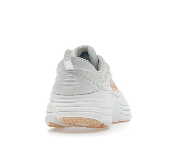 Hoka One One Bondi 8 White Cantaloupe (Women's)