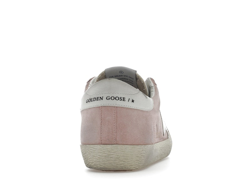 Golden Goose Super Star Pink Suede White
