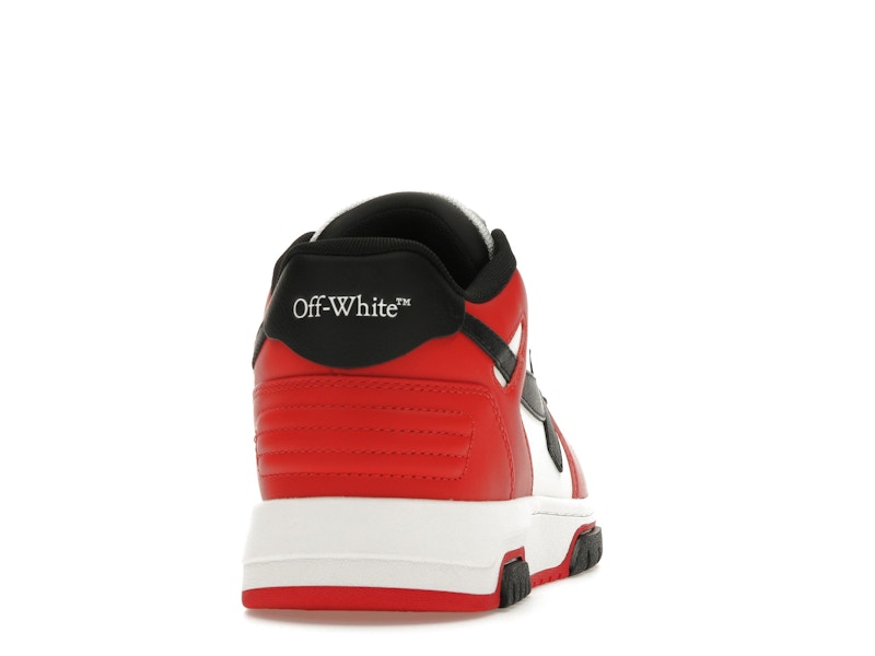 OFF-WHITE Out Of Office OOO Low Tops Red Black (2024)