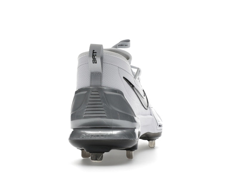 Nike Force Zoom Trout 9 Elite White Black Pure Platinum Metallic Silver