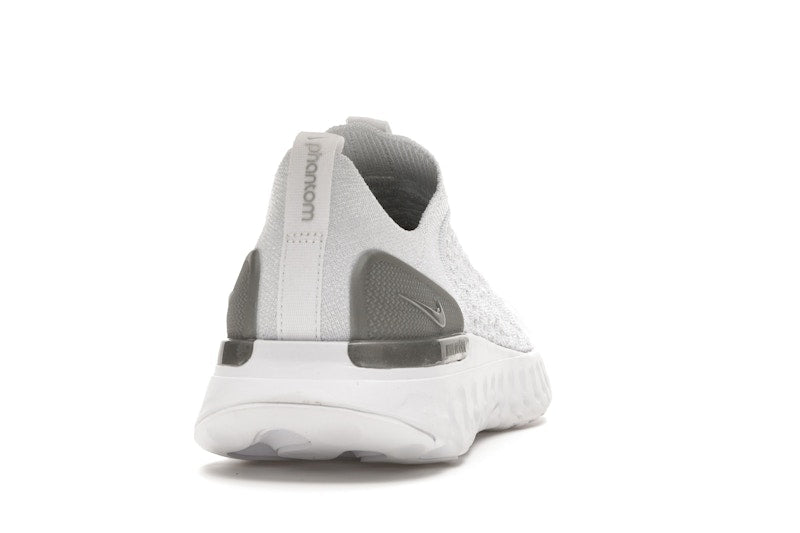 Nike React Phantom Run Flyknit 2 White Pure Platinum (Women's)