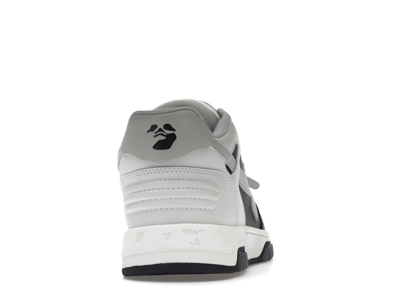 OFF-WHITE Out Of Office OOO Low Tops Light Grey Black