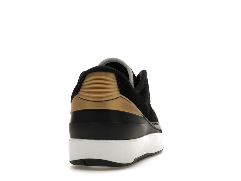Jordan 2 Retro Low Black Metallic Gold (Women's)
