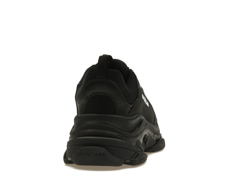Balenciaga Triple S Black White Laces