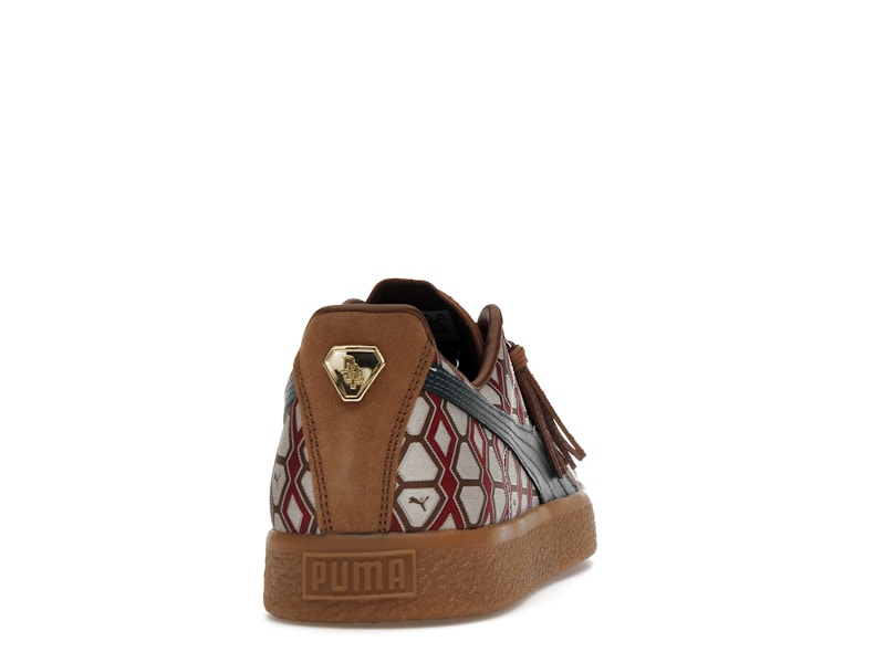 Puma Clyde Tassle Dapper Dan Frair Brown