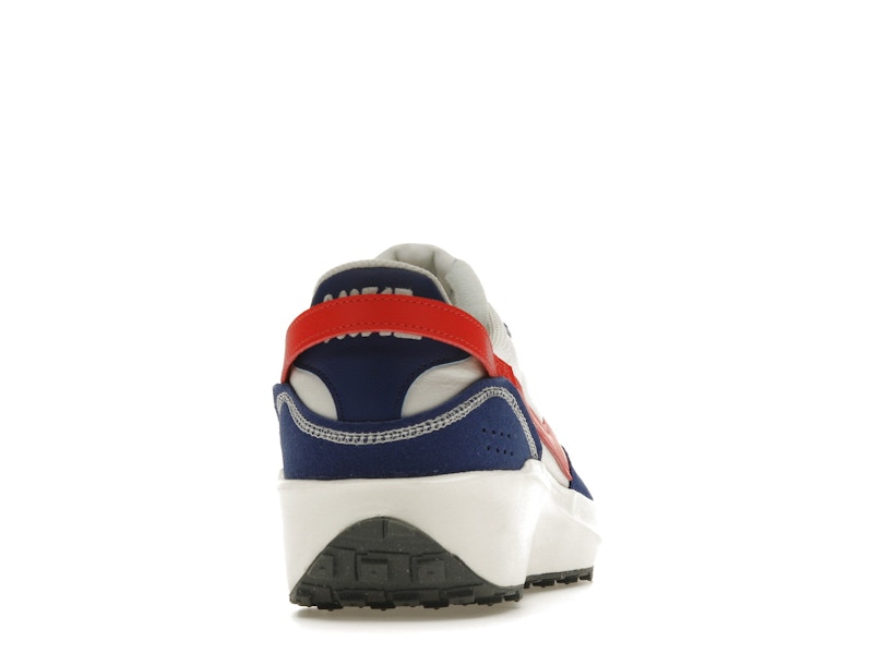 Nike Waffle Debut Swoosh Habanero Red Old Royal