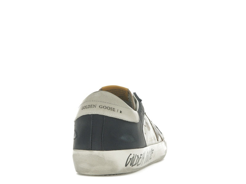 Golden Goose Super Star White Dark Blue Gun Metal