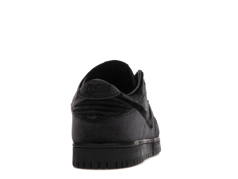 Nike Dunk Low Dover Street Market Triple Black Velvet