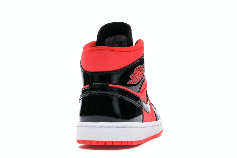 Jordan 1 Mid Hot Punch Black (Women's)