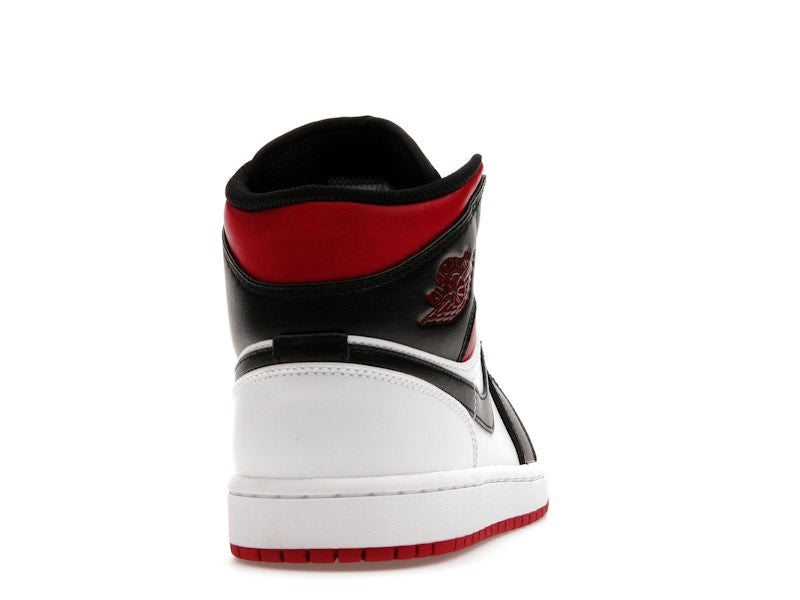 Jordan 1 Mid Gym Red Black Toe