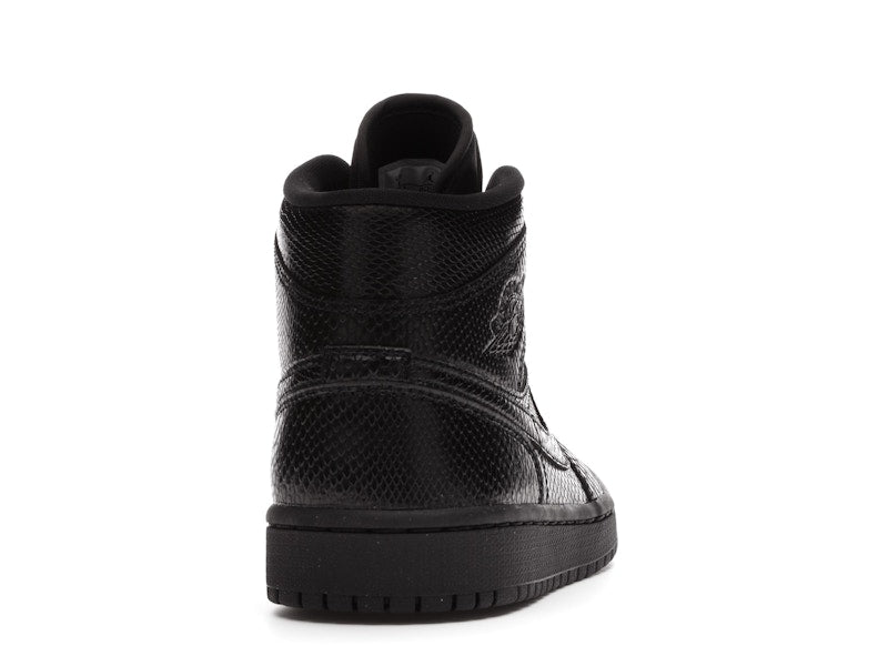 Jordan 1 Mid Black Snakeskin (Women's)