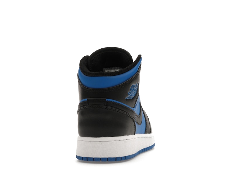 Jordan 1 Mid Black Royal Blue (GS)